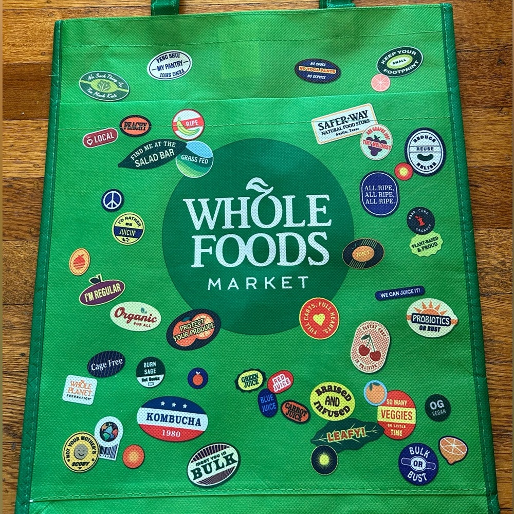 Whole Foods Tote Bag Vintage Style